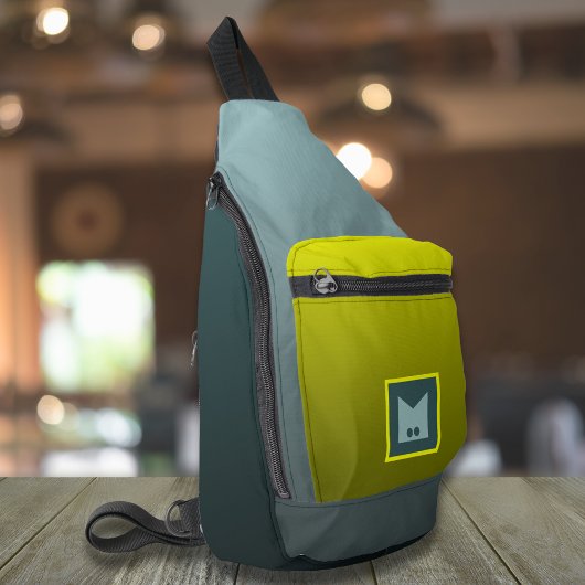 トラベルカラフルスリングバッグイニシャルクロス体バッグ スリングバッグ