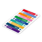 トラベルカラフルバケットリスト マグネット (左側)