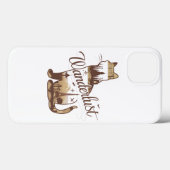 トラベルキャットワールドランドマークiphone case: Wanderlust Case-Mate iPhoneケース (裏面 (横))