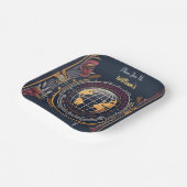 トラベルキャビンビーチ宛先18th誕生日 ペーパープレート (傾斜あり)