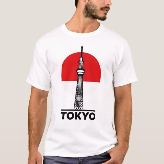 トラベルキャピタルシティ東京日本 Tシャツ (正面)