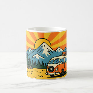 トラベルキャンパーバンメモ コーヒーマグカップ