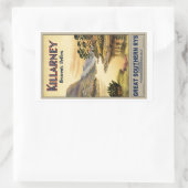 トラベルキラーニーアイルランドバイレイルズヴィンテージ 長方形シール (バッグ)