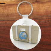 トラベルキーチェーン用スーツケース キーホルダー (正面)