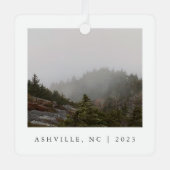 トラベルキープサケフォトオーナメント メタルオーナメント (正面)