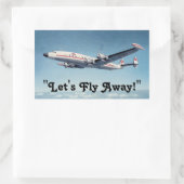 トラベルクラフトおもしろい! 長方形シール (バッグ)