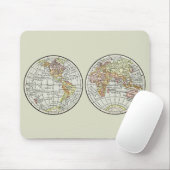 トラベルグローブマップアース1916ワールドアトラス マウスパッド (マウス)