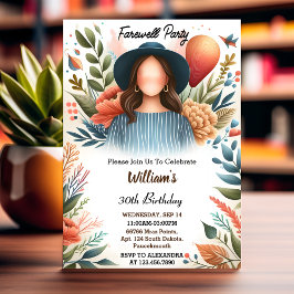 トラベルサプライズグローブ 別れの 30歳の誕生日 招待状