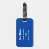 トラベルサマービーチパーソナライズされたラゲッジタグ ラゲッジタグ (裏面縦)