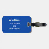 トラベルサマービーチパーソナライズされたラゲッジタグ ラゲッジタグ (裏面横)