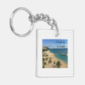 トラベルシリーズのワイキキキキーリングに入りたい キーホルダー (正面左)