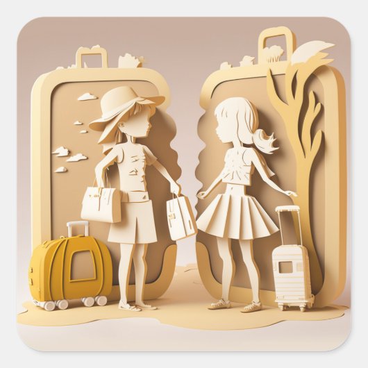 トラベルシール スクエアシール (正面)