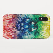 トラベルジャングルワイルドタイガーの葉の熱帯葉の Case-Mate iPhoneケース (裏面(横))