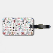 トラベルスタンプパターン ラゲッジタグ (裏面横)