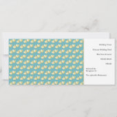 トラベルチケット搭乗パスローズギ結婚リシャズ 招待状 (裏面)