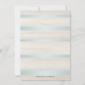 トラベルテーマかわいい子猫ベビーシャワー招待状 招待状 (裏面)