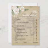 トラベルテーマウオズダッドブライダルシャワー 招待状 (正面)