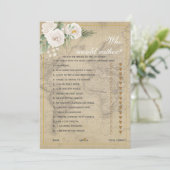 トラベルテーマウオズダッドブライダルシャワー 招待状 (スタンド正面)