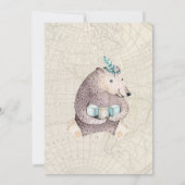 トラベルテーマベビーシャワー招待状 招待状 (裏面)