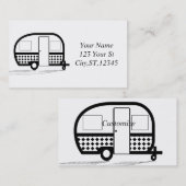 トラベルトクラシックレーラーキャラバンサンダーコーブ 名刺 (正面/裏面)