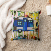 トラベルトレーラー クッション (ブランケット)