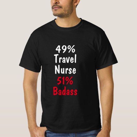 トラベルナースバダス Tシャツ (正面)