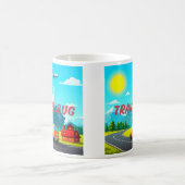 トラベルバグ/旅行が大好き！ コーヒーマグカップ (中央)