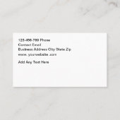 トラベルパークキャンパーサービス 名刺 (裏面)