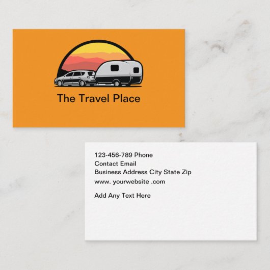 トラベルパークキャンパーサービス 名刺 (正面/裏面)