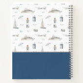 トラベルパーソナライズされたクルーズ&セイルノート ノートブック (裏面)