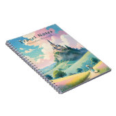 トラベルパーソナライズされたフランスノートブック ノートブック (右側)