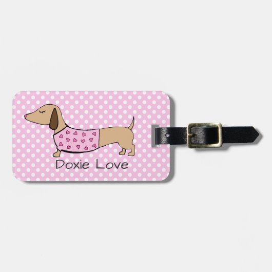 トラベルパーソナライズされた用ダシュント荷物タグ ラゲッジタグ (正面横)