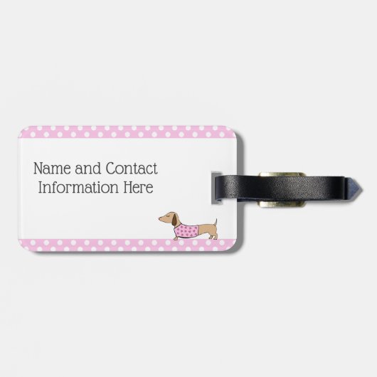 トラベルパーソナライズされた用ダシュント荷物タグ ラゲッジタグ (裏面横)