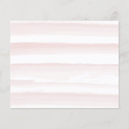 トラベルピンクスーツケースブライダルシャワーレシピカード (裏面)