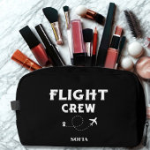 トラベルファミリーバケーションフライトクルー文字飛行機 ドップキット