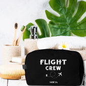 トラベルファミリーバケーションフライトクルー文字飛行機 ドップキット