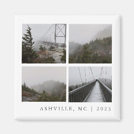 トラベルフォトコラージュカスタム休暇記念 マグネット