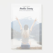 トラベルフォトメモパーソナライズされた帳 ポストイット (正面)