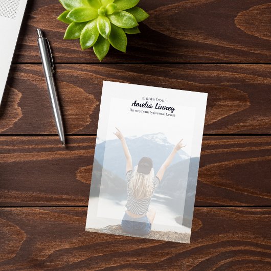 トラベルフォトメモパーソナライズされた帳 ポストイット