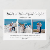 トラベルフォト素敵なワールドシルバー 箔シーズンカード (正面)