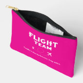 トラベルフライトチームファミリーバケーションバチェロレッテ アクセサリーポーチ (見開き)