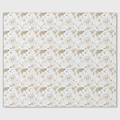 トラベルベビーシャワーワールドマップラッピング紙 ラッピングペーパー (フラット)