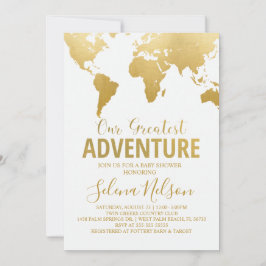 トラベルベビーシャワー招待状 招待状