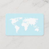 トラベルボーディングパスベビーブルーおむつラッフル エンクロージャーカード (裏面)