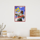 トラベルポスターヴィンテージカナダモントランブラントスキー ポスター (キッチン)