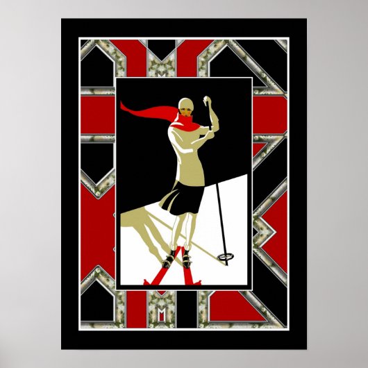 トラベルポスターヴィンテージセントクロワスキー3 ポスター (正面)