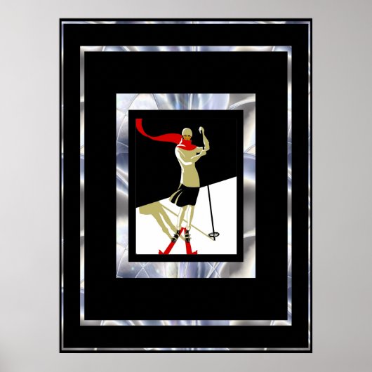 トラベルポスターヴィンテージセントクロワスキー3 ポスター (正面)