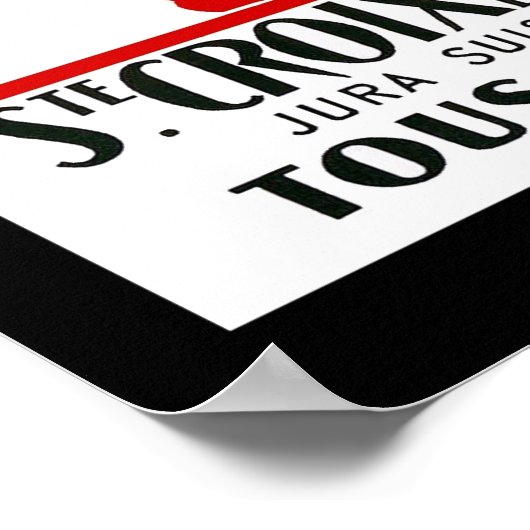 トラベルポスターヴィンテージセントクロワスキー ポスター (角)