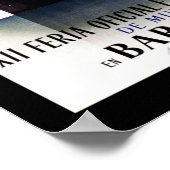 トラベルポスターヴィンテージバルセロナスペイン ポスター (角)