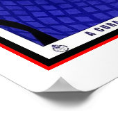 トラベルポスターヴィンテージヴァルdアオスタイタリアスキー ポスター (角)